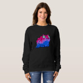 Sweatshirt Aeticon Bisexual Pride Frog Lgbtqia+ Pride (Devant entier)