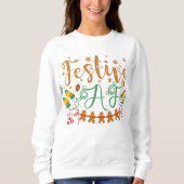 Sweatshirt AF Cool Sassy Christmas Gingerbread (Devant)