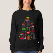 Sweatshirt Affenpinscher Christmas Dog Tree (Devant)
