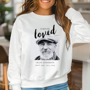 Sweatshirt Affiche de bienvenue funéraire du panneau commémor