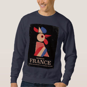 Sweatshirt Affiche de vacances vintage de la vieille France