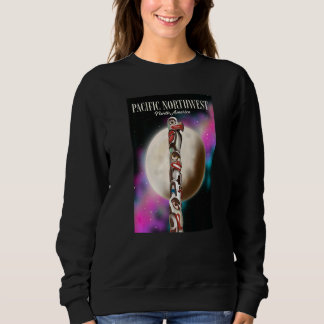 Sweatshirt Affiche de voyage du Nord-Ouest du Pacifique