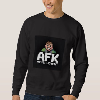 Sweatshirt AFK Mentalement Chibi Gamer Pixel Art