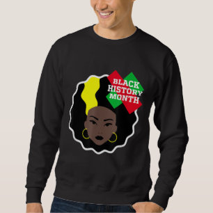 Sweatshirt African American Beauty Queen girls Black History