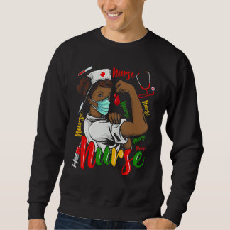 Sweatshirt African American Nurse Black History Month Pride B