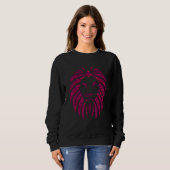 Sweatshirt African wild cats Big Cats leopard and lion big ca (Devant entier)