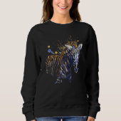 Sweatshirt African Zebra Graphic (Devant)