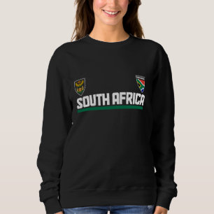 Sweatshirt Afrique du Sud Fierté drapeau sud-africain racine