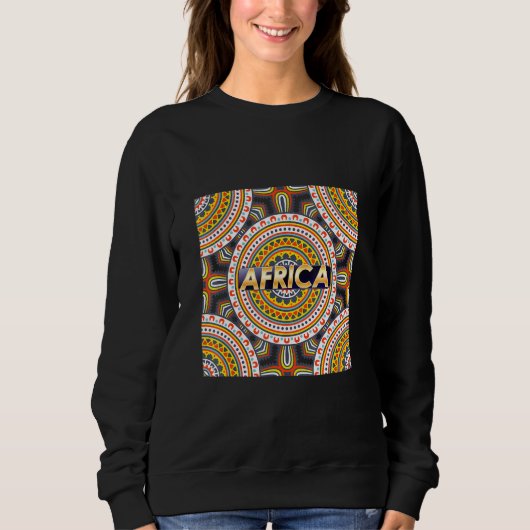 Sweatshirt Afrique Safari Wild Animals Cute Novelty 13 (Devant)