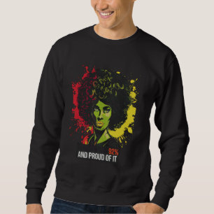 Sweatshirt Afro 92 Fier Coiffure Naturelle Caillée Design
