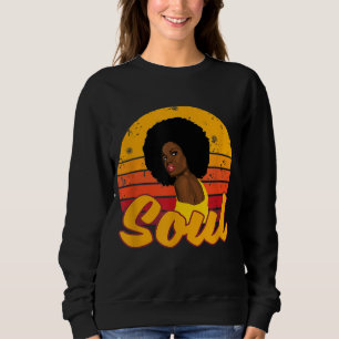 Sweatshirt Afro les années 70 80 ans Funk Afro Disco Soul Mel