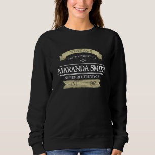 Sweatshirt Âgé à la perfection Vintages femmes drôle Annivers