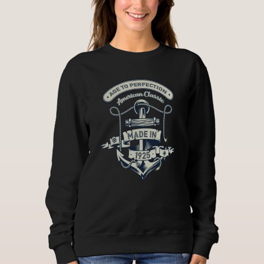 Sweatshirt Age To Perfection American Classic Made In 1925 (Devant)
