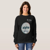 Sweatshirt Agence spatiale européenne ESA Mission alpha Patch (Devant entier)