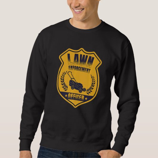 Sweatshirt Agent d'application de la pelouse Jardinage Gras (Devant)