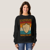 Sweatshirt Agent D'Assurance Votre Mère Vous A Mis En Garde À (Devant entier)