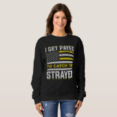 Sweatshirt Agent de contrôle des animaux Préhensileur d'anim (Devant entier)