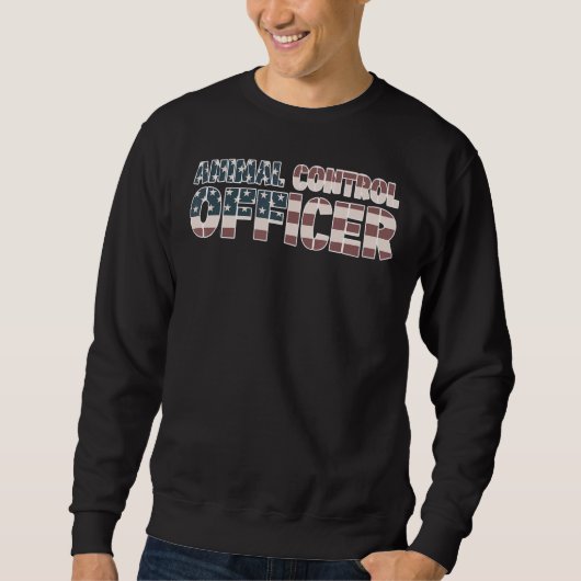 Sweatshirt Agent de contrôle des animaux Protection des anima (Devant)