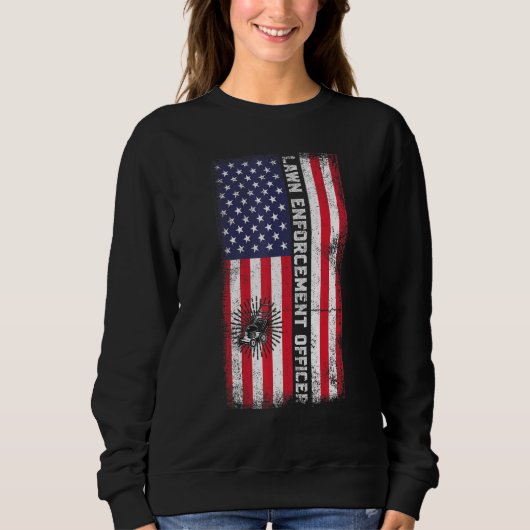 Sweatshirt Agent de l'application de la loi de la pelouse de (Devant)
