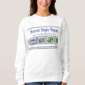 Sweatshirt  Agent de style secret par LBDesignsT-Shirt (Devant)