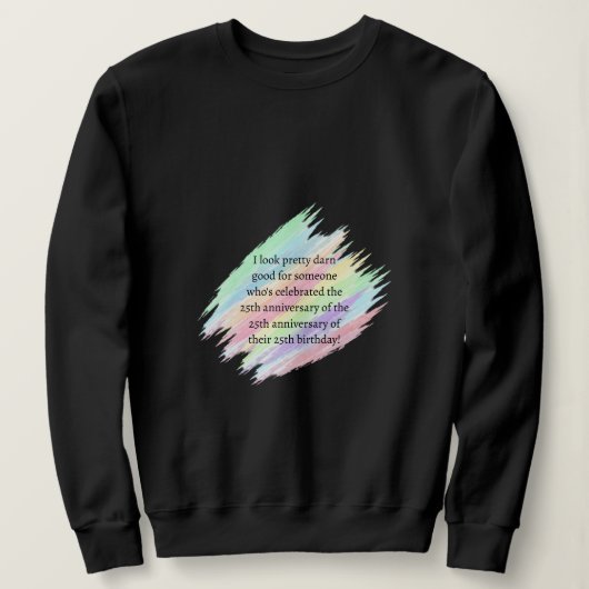 Sweatshirt Âgés de 75 ans et plus (Design devant)