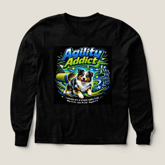 Sweatshirt Agility Addict – Pattes rapides, fierté (Motif recto)