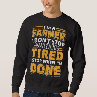 Sweatshirt Agriculteur Lustig Agriculteur
