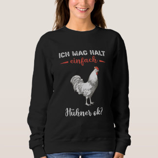 Sweatshirt Agritourisme de poulets Robinet Agriculture de pou
