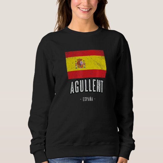 Sweatshirt Agulent Espagne Es Drapeau Ville Bandera Ropa (Devant)