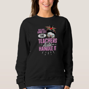 Sweatshirt Aide d'enseignante pour la rentrée scolaire des fe