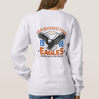 Sweatshirt Aigles de Washington Vintage Eagle 1988