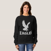 Sweatshirt Aigles Volant Oiseau Inspiration Design 1 (Devant entier)
