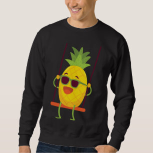 Sweatshirt Aiguille à ananas à aiguilles de fruits tropicaux