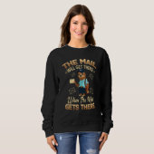 Sweatshirt Ail Obtient Là-Bas Postal Worker Mail Carrier (Devant entier)