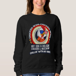 Sweatshirt Aile de poulet cuite Aile de poulet Aile de chien