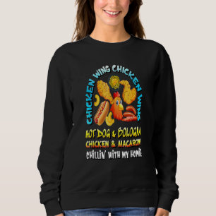 Sweatshirt Aile de poulet cuite Aile de poulet Aile de chien