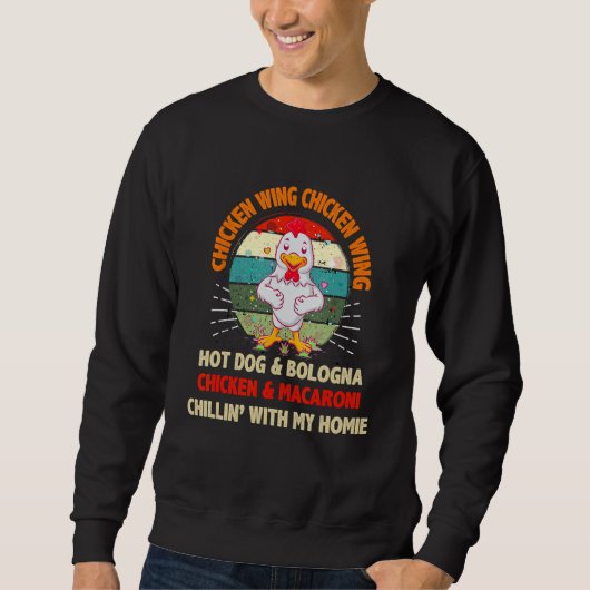 Sweatshirt Aile de poulets de poulets Aile de poulets Chaud C (Devant)