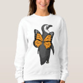 Sweatshirt Ailes de papillon pingouin (Devant)