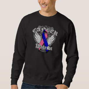 Sweatshirt Ailes vintages de guerrier - cancer du sein