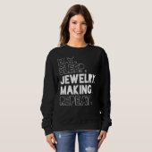 Sweatshirt Aime Le Processus Répété Manger La Bijouterie Du S (Devant entier)