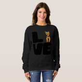 Sweatshirt Aime mon chien Yorkshire Terrier (Devant entier)