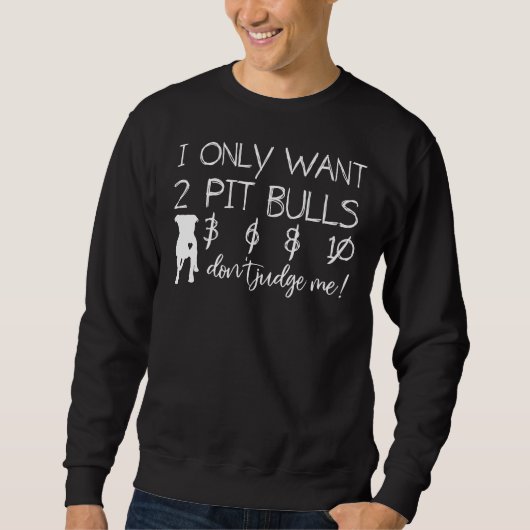 Sweatshirt Aimer Pitbulll Pour Pid Papa Ou Pit Maman Propriét (Devant)