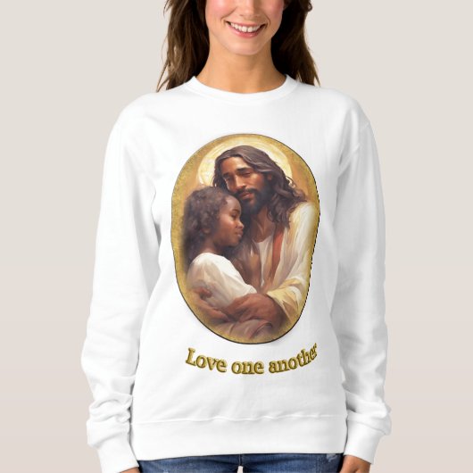 Sweatshirt Aimez les uns les autres (Devant)