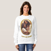 Sweatshirt Aimez les uns les autres (Devant entier)