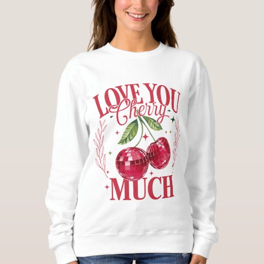 Sweatshirt Aimez-vous beaucoup Cherry (Devant)