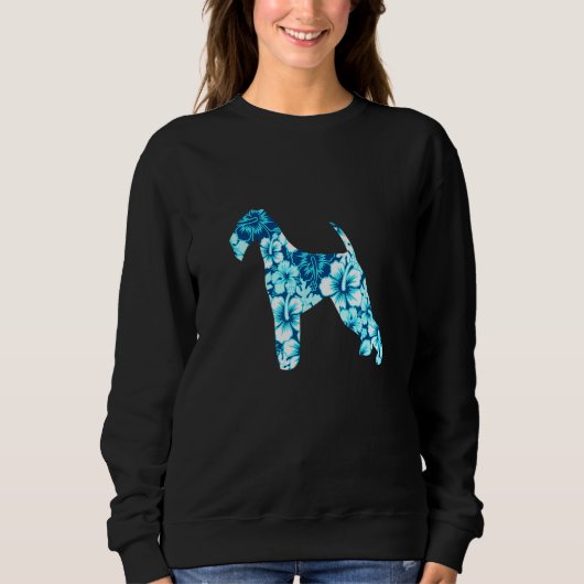Sweatshirt Airedale Terrier Aloha Hawaiian Chien 1 (Devant)