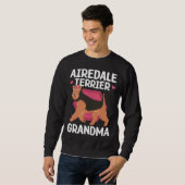 Sweatshirt Airedale Terrier Grandma Dog Owner Airedale Terrie (Devant entier)
