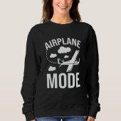 Sweatshirt Airplane Mode Pilot Airplane Plane Aviation  33 (Devant)