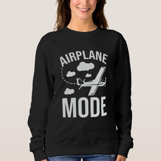 Sweatshirt Airplane Mode Pilot Airplane Plane Aviation  33 (Devant)