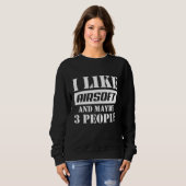 Sweatshirt Airsoft Player Team Sport Com Ition 14 (Devant entier)